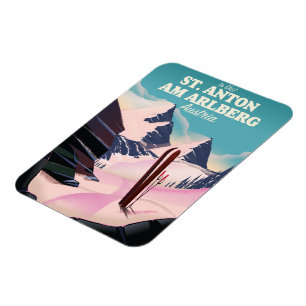 St. Anton am Arlberg ski Oostenrijk Magneet