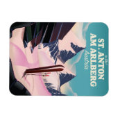 St. Anton am Arlberg ski Oostenrijk Magneet (Horizontaal)