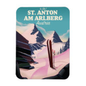 St. Anton am Arlberg ski Oostenrijk Magneet (Verticaal)