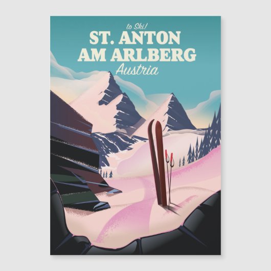 St. Anton am Arlberg skiën Oostenrijk (Voorkant)