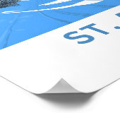 St. Anton Oostenrijk Australië Reisprint Poster (Hoek)