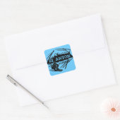 St. Anton Oostenrijk blauw ski logo stickers (Envelop)