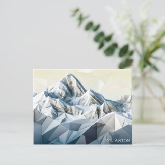 St. Anton Peaks Briefkaart