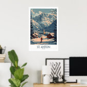 St Anton Poster Oostenrijk 1 (Thuiskantoor)