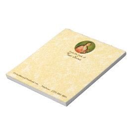 St. Apollonia (BLA 001) 5,5 "x6" Vert (Stijl #1) Notitieblok