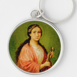 St. Apollonia (BLA 001) Premium Rond Metaal Sleutelhanger