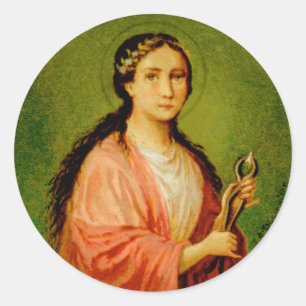 St. Apollonia (BLA 001) Ronde Sticker