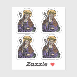 St. Apollonia met Pulled Tooth (Neurenberg) 4-Up Sticker