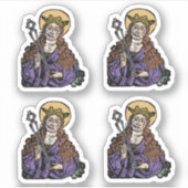 St. Apollonia met Pulled Tooth (Neurenberg) 4-Up Sticker (Voorkant)