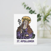 St. Apollonia met pulled Tooth (Neurenberg) Briefkaart (Staand voorkant)