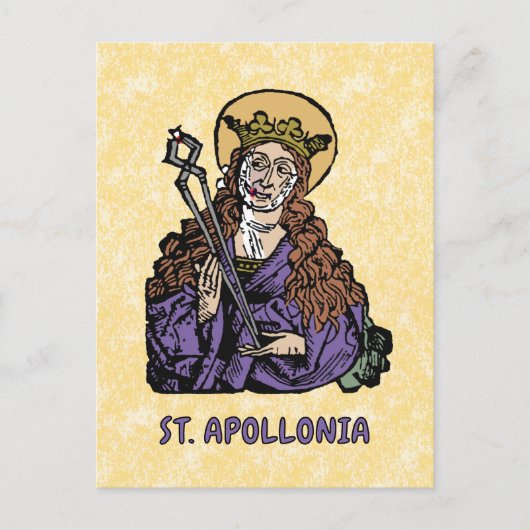 St. Apollonia met pulled Tooth (Neurenberg) Briefkaart (Voorkant)