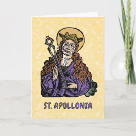 St. Apollonia met pulled Tooth (Neurenberg) Kaart