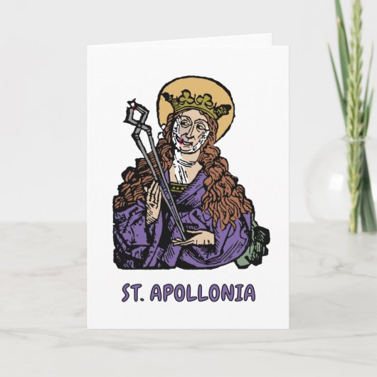 St. Apollonia met pulled Tooth (Neurenberg) Kaart (Voorkant)