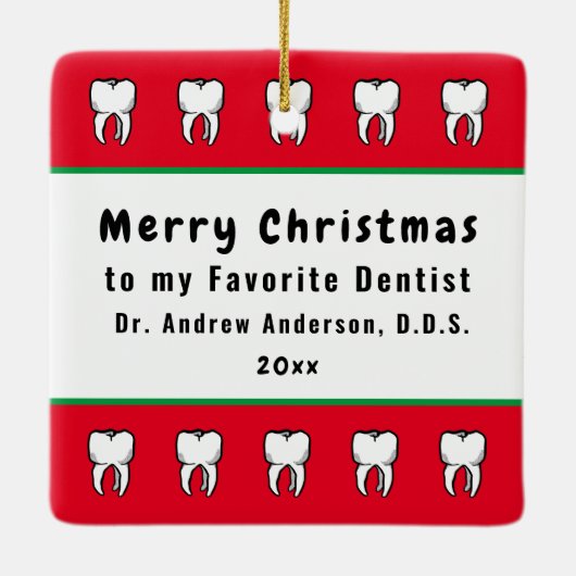 St. Apollonia met pulled Tooth (Neurenberg) Keramisch Ornament (Achterkant)