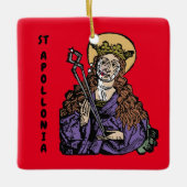 St. Apollonia met pulled Tooth (Neurenberg) Keramisch Ornament (Voorkant)