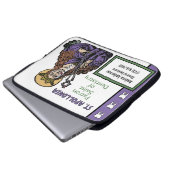 St. Apollonia met pulled Tooth (Neurenberg) Laptop Sleeve (Voorkant onderkant)
