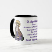 St. Apollonia met pulled Tooth (Neurenberg) Mok (Voorkant links)