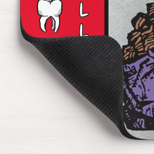 St. Apollonia met pulled Tooth (Neurenberg) Muismat (Hoek)