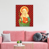 St. Apollonia (VVP 001) 16"x20"x1.5" Canvas Afdruk (Insitu (Woonkamer))