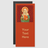 St. Apollonia (VVP 001) 4"x9" (Voorkant / Achterkant)