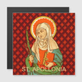 St. Apollonia (VVP 001) 5.25"x5.25"vierkant (Voorkant / Achterkant)