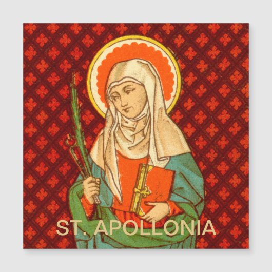 St. Apollonia (VVP 001) 5.25"x5.25"vierkant (Voorkant)