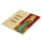 St. Apollonia (VVP 001) Keramische Tegel #2 Tegeltje (Zijkant)