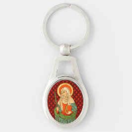 St. Apollonia (VVP 001) Ovale Bedel Sleutelhanger