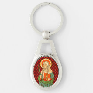 St. Apollonia (VVP 001) Ovale Bedel Sleutelhanger