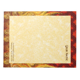 St. Apollonia's Flames (VVP 001a) 11"x8.5" Vert Notitieblok