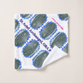 St Ariel Aartsengel's POLAIRE BEREN Bad Handdoek (Wasdoekje)