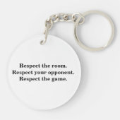 St. A's Chess Club Sleutelhanger (Achterkant)