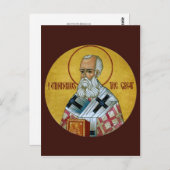 St. Athanasios de grote gebedskaart Briefkaart (Voorkant / Achterkant)