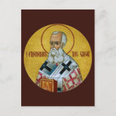 St. Athanasios de grote gebedskaart Briefkaart (Voorkant)
