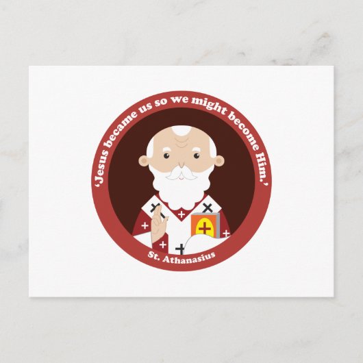 St. Athanasius Briefkaart (Voorkant)