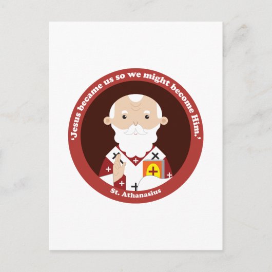 St. Athanasius Briefkaart (Voorkant)