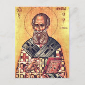 St. Athanasius the Great Orthodox Christian Icon Briefkaart (Voorkant)