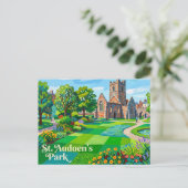 St. Audoen’s Park Ierland Briefkaart (Staand voorkant)