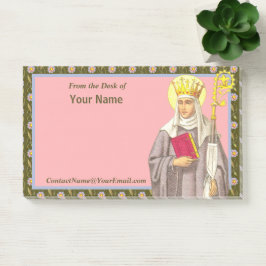 St. Audrey (Etheldreda) (P 003) 10"x6" Post-it® Notes