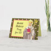 St. Audrey (Etheldreda) (P 003) Card Kaart (Voorkant)