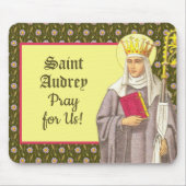 St. Audrey (Etheldreda) (P 003) Muismat (Voorkant)