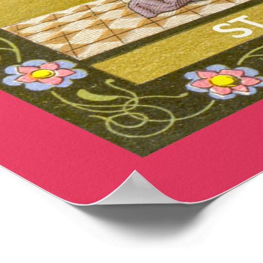 St. Audrey (Etheldreda) (P 003) Poster (Hoek)