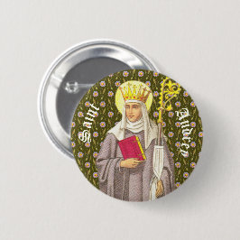 St. Audrey (Etheldreda) (P 003) Ronde Button 5,7 Cm