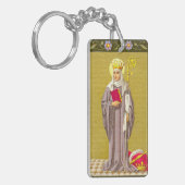 St. Audrey (Etheldreda) (P 003) Sleutelhanger (Voorkant Links)