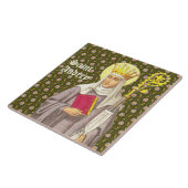 St. Audrey (Etheldreda) (P 003) Tegeltje (Zijkant)