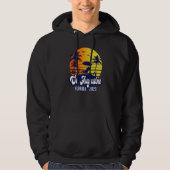St. Augustine 2023 Florida Sunset Beach Retro Prem Hoodie (Voorkant)