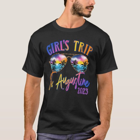 St Augustine 2023 Girls Trip Sunbril Summer Gi T-shirt (Voorkant)