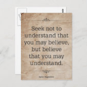 St. Augustine #4 Briefkaart (Voorkant / Achterkant)