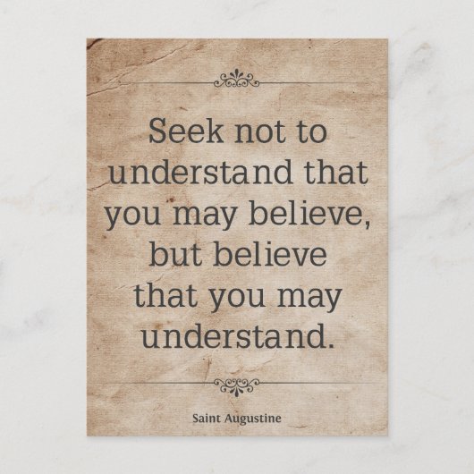 St. Augustine #4 Briefkaart (Voorkant)