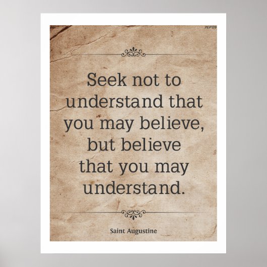 St. Augustine #4 Poster (Voorkant)